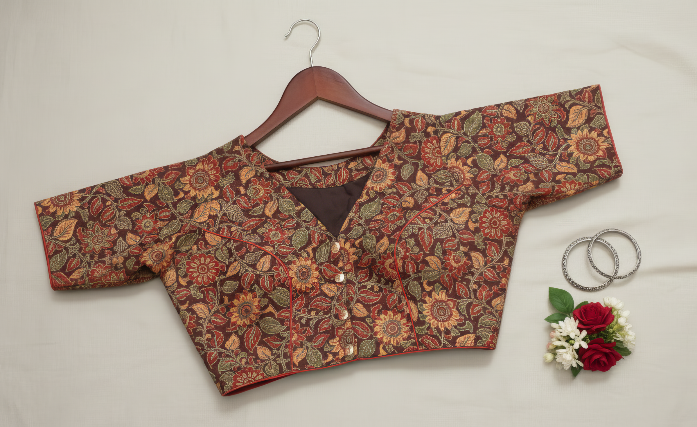 Kalamkari Cotton Blouse