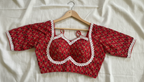 Pure Cotton Masaba Blouse with Crochet Lace
