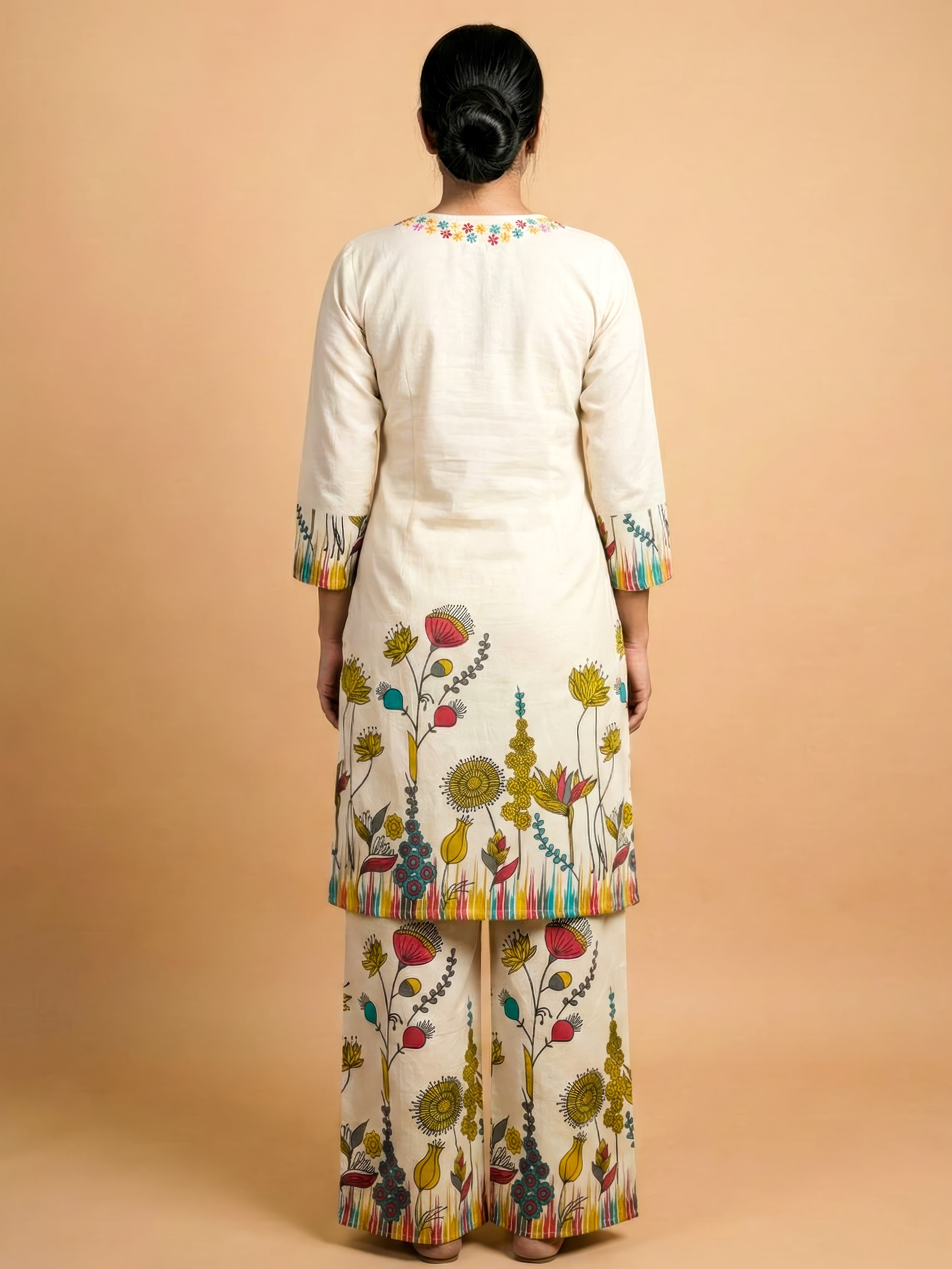 Khadi Cotton Digital Print Co-ord Set