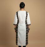 Pure Ajrakh Kantha Kurti – Handcrafted Cotton