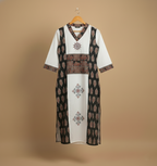 Pure Ajrakh Kantha Kurti – Handcrafted Cotton