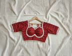 Pure Cotton Masaba Blouse with Crochet Lace