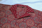 Ajrakh Cotton Co-ord Set – Blazer Neck Style