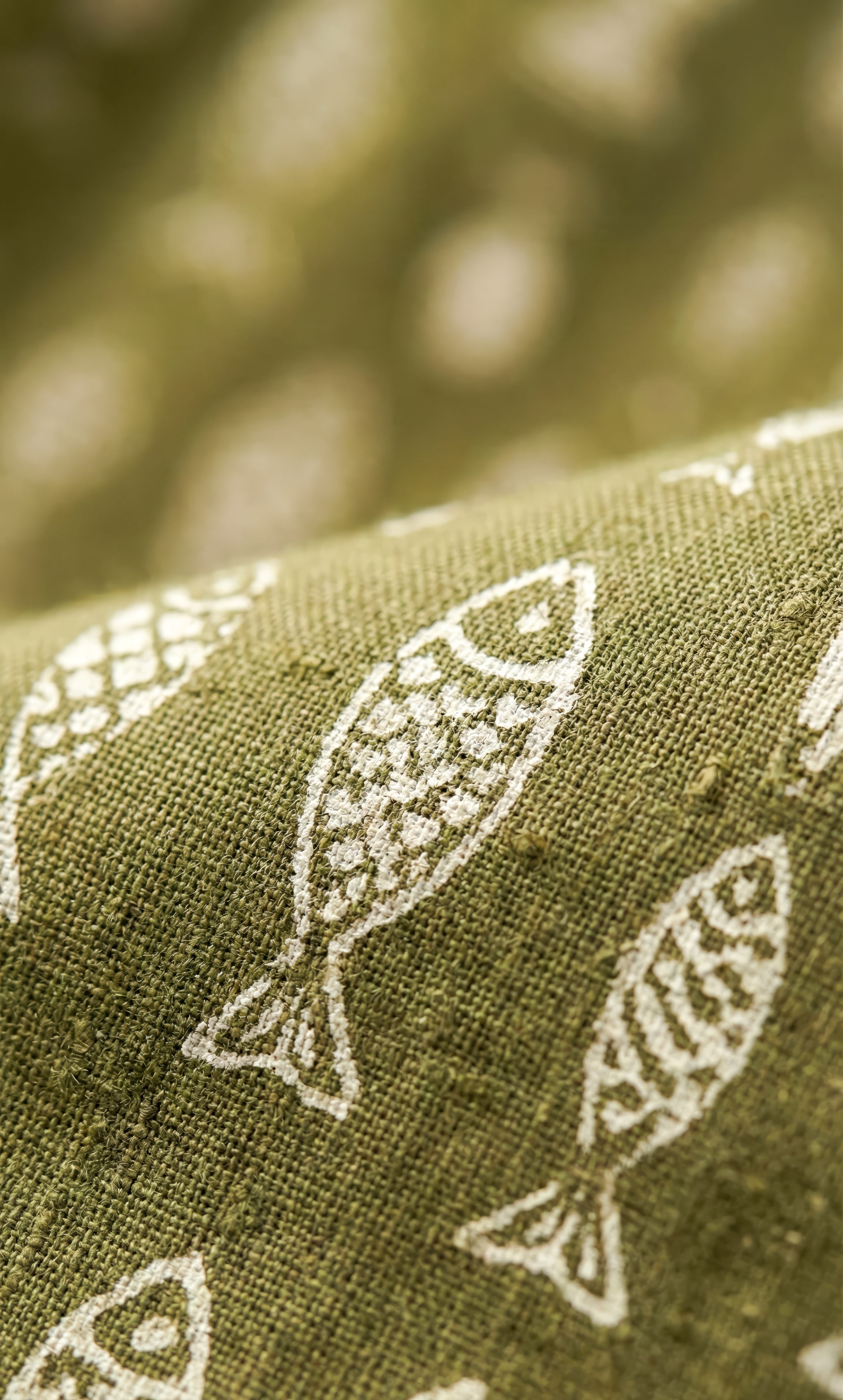 Pure Bagru Small Fish Motif Short Kurti