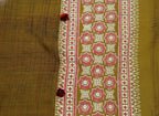 Brash Ajrakh Sequence Thread Work Collar Kurti